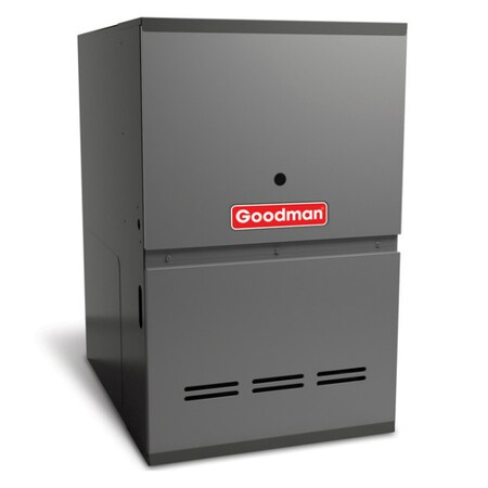 Goodman Multi Speed 80K BTU 80% AFUE 2 Stage Gas Furnace, 17.5" Cab, Downflow GDH80804BN